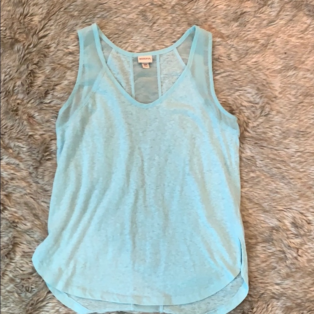 Teal tank top